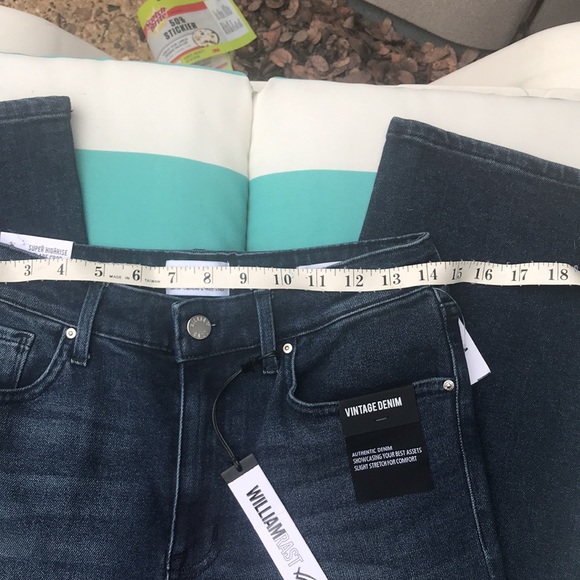 NWT William Rast by Justin Timberlake Super High Rise Vintage Flare Crop - Picture 7 of 10